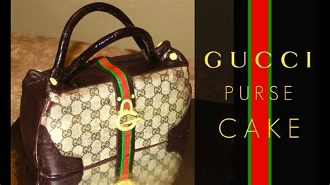 gucci purse cake template|gucci bag topper tutorial.